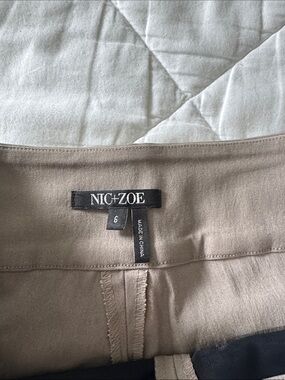 NIC+ZOE Neutral Taupe pants